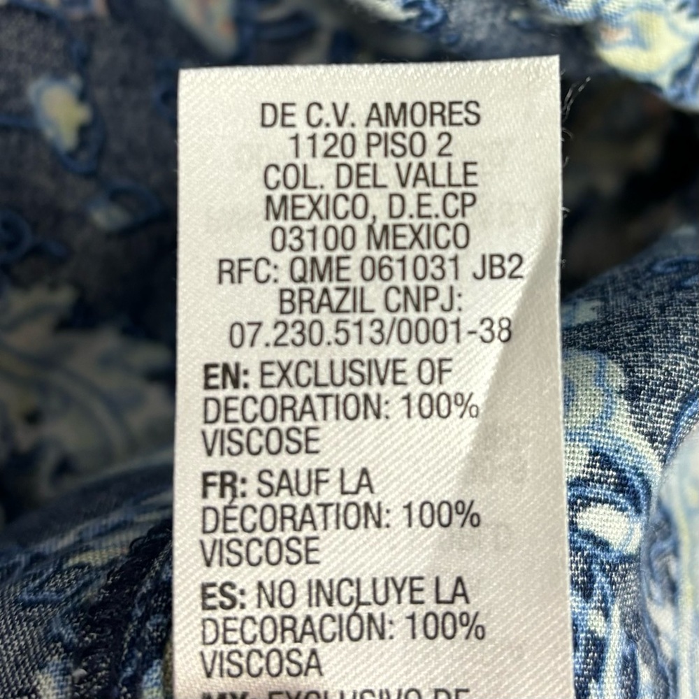 Roxy blue floral kimono top - Picture 9 of 9